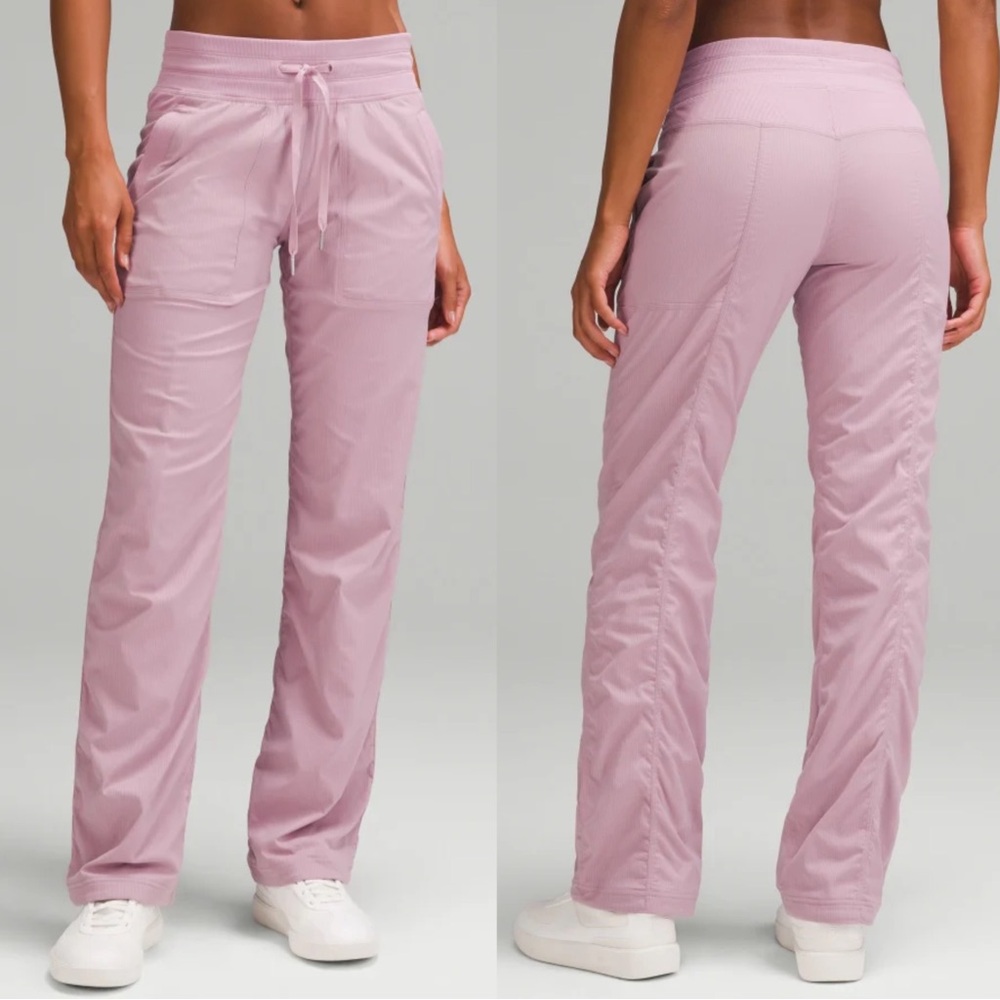 Lululemon Dance Studio Mid-Rise Lined Pant Rose Blush Woman’s Size 6